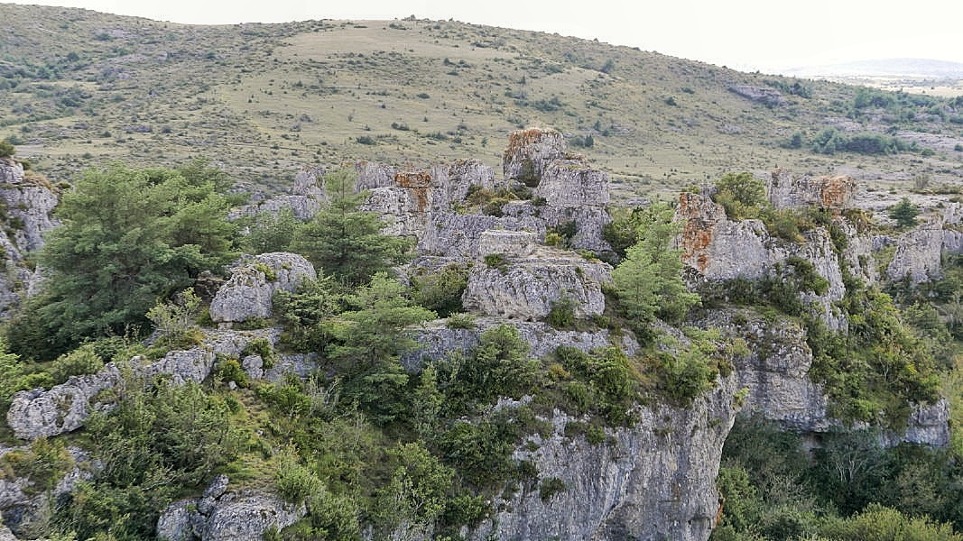 Rajal del Guorp - Plateau du Larzac.  Photo © JJF 2018